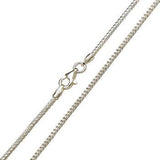 Italian Sterling Silver 040-1.5mm Franco Chain