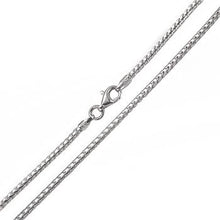 Load image into Gallery viewer, Italian Sterling Silver Franco Chain