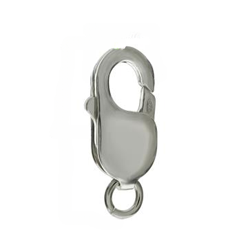 Sterling Silver Lobster Clasp With Open Jump Ring
