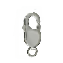 Load image into Gallery viewer, Sterling Silver Open Jump Ring Lobster Clasp