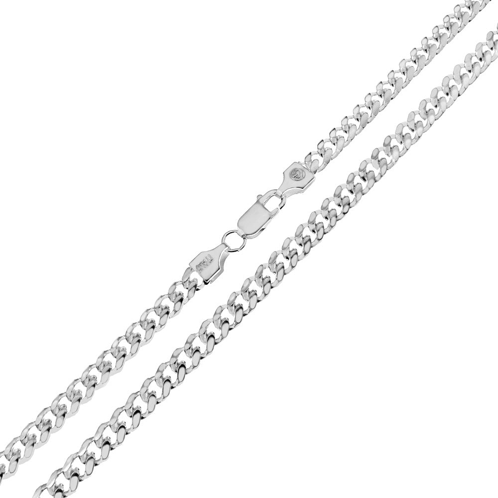 Sterling Silver Miami Cuban 150-5mm Chain
