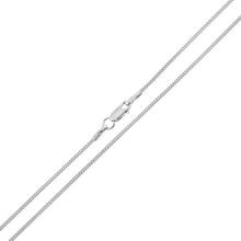 Load image into Gallery viewer, Sterling Silver 1mm Franco Chain, Length 16"