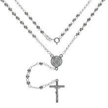 Load image into Gallery viewer, Sterling Silver DC Bead With Lady Of Guadalupe Rosary Necklace