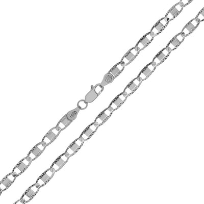 Sterling Silver 4.4mm D/C Valentin Chain