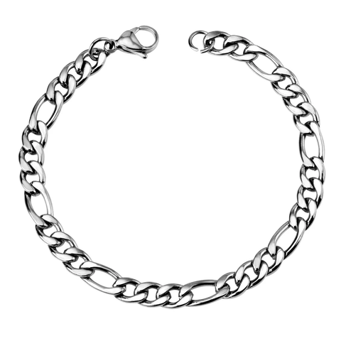 Stelluxe Stainless Steel Color PVD Cuban Link Chain Bracelet