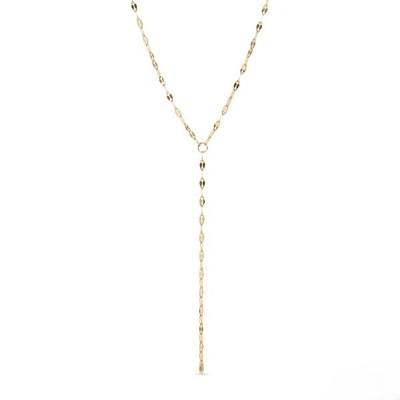 Stelluxe Stainless Steel Gold Color PVD Singapore Chain Necklace