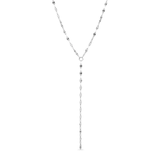 Stelluxe Stainless Steel Color PVD Lariat Lip Chain Necklace