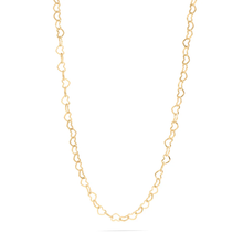 Load image into Gallery viewer, Tresoli Stainless Steel Gold Color PVD Heart Chain Necklace