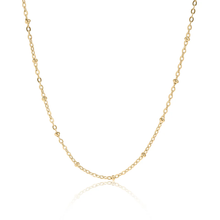 Load image into Gallery viewer, Tresoli Stainless Steel Gold Color PVD Satellite Chain Necklace