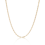 Tresoli Stainless Steel Gold Color PVD Singapore Necklace Chain