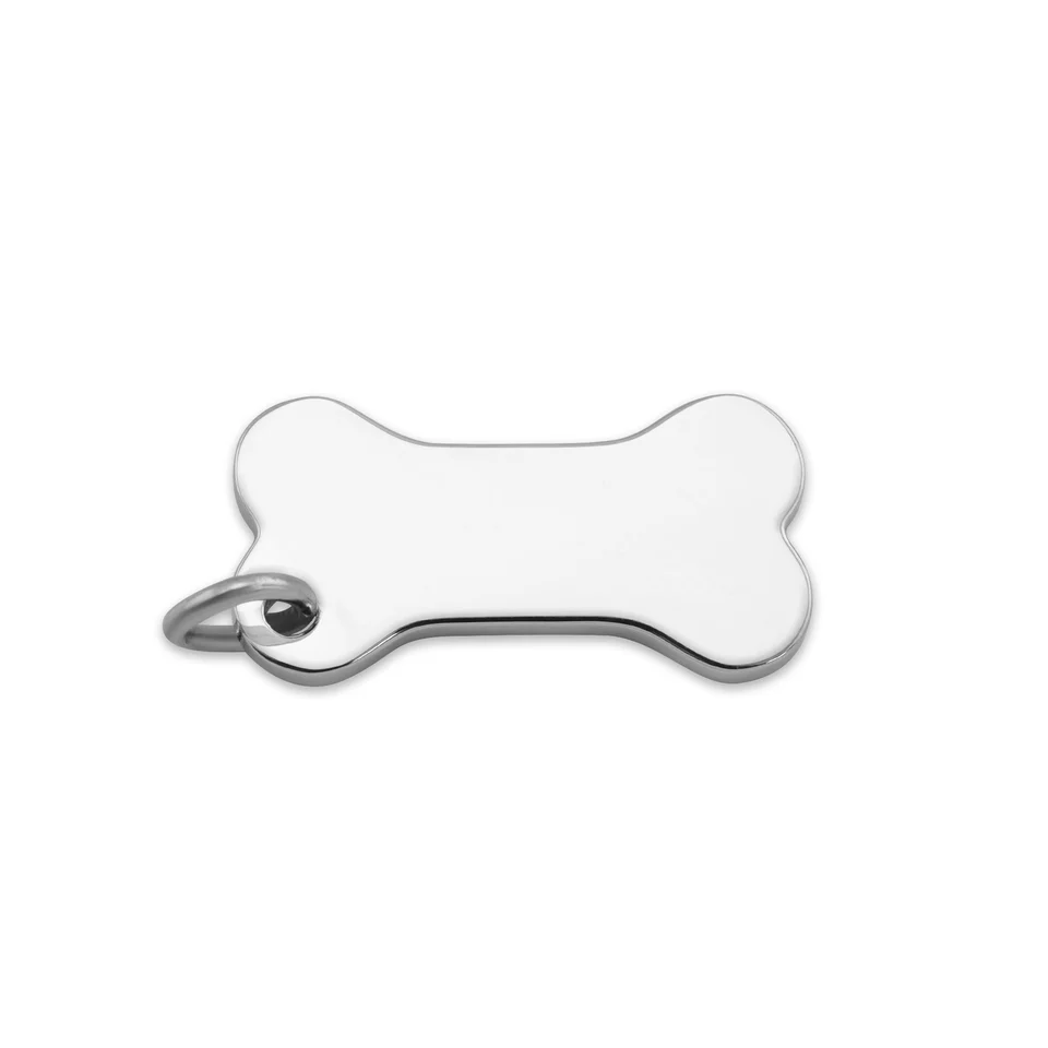 Stainless Steel Color PVD Dog Bone Pendant