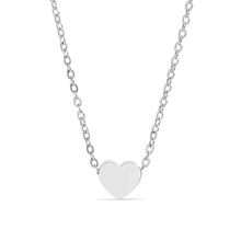 Load image into Gallery viewer, Stelluxe Stainless Steel Color PVD Mini Heart Necklace