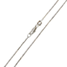 Load image into Gallery viewer, Italian Sterling Silver 1mm D/C Diamond Cut Round Snake Chain