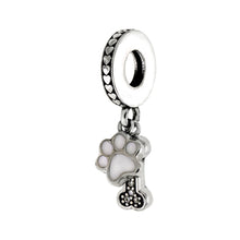 Load image into Gallery viewer, Sterling Silver Bear Claw Oxidized Bead Charm