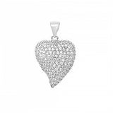 Sterling Silver Stylish Star Pendant with Clear Cz and Fresh Water PearlAnd Pendant Dimensions of 8MMx19.05MM