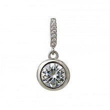 Load image into Gallery viewer, Sterling Silver Stylish Crown Key Pendant with Pendant Dimensions of 20MMx50.8MM