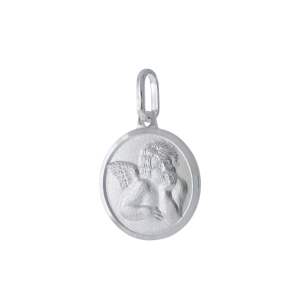 Sterling Silver Italian Angel Pendant with Pendant