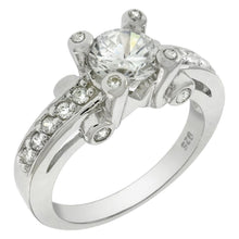 Load image into Gallery viewer, Sterling Silver CZ Cubic Zirconia Ring