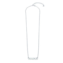 Load image into Gallery viewer, Sterling Silver Rhodium Plated MAMA Necklace