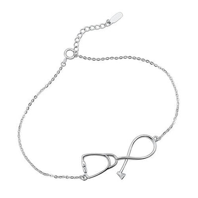Sterling Silver Infinity Bracelet