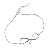 Sterling Silver Infinity Bracelet