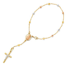 Load image into Gallery viewer, 14K Two Tone Rosario Bracelet
