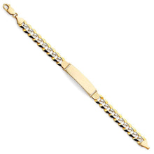 Load image into Gallery viewer, 14K Yellow Gold Cuban WP ID Bracelet