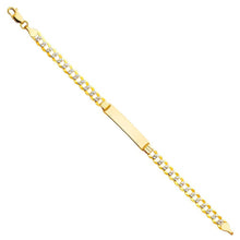 Load image into Gallery viewer, 14K Yellow Gold Cuban WP Baby ID Bracelet