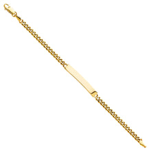 Load image into Gallery viewer, 14K Yellow Cuban PLAIN JUNIOR ID Bracelet