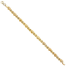 Load image into Gallery viewer, 14K Two Tone Stampato Bracelet