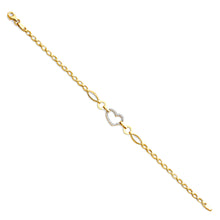 Load image into Gallery viewer, 14K Yellow CZ Bracelet