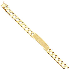 Load image into Gallery viewer, 14K Yellow Gold Cuban Link ID Bracelet