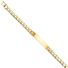 Load image into Gallery viewer, 14K Yellow Gold Cuban Link ID Bracelet