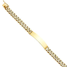 Load image into Gallery viewer, 14K Yellow Gold Miami Cuban Link ID Bracelet