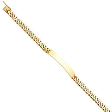 Load image into Gallery viewer, 14K Yellow Gold Miami Cuban Link ID Bracelet