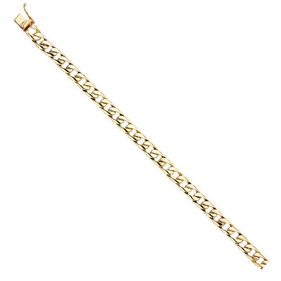 14K Yellow CUBAN LINK BRACELET