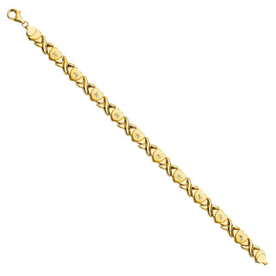 14K Yellow Stampato Bracelet