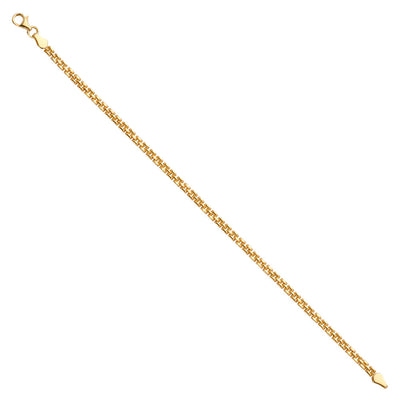 14K Yellow Fancy Bracelet