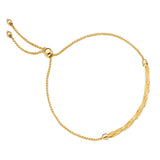 14K Yellow Friendship Bracelet