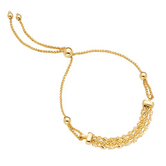 14K Yellow Friendship Bracelet