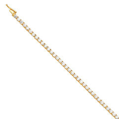 14K Yellow Tennis Bracelet