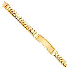 Load image into Gallery viewer, 14K Yellow Gold Men&#39;s Link ID Bracelet