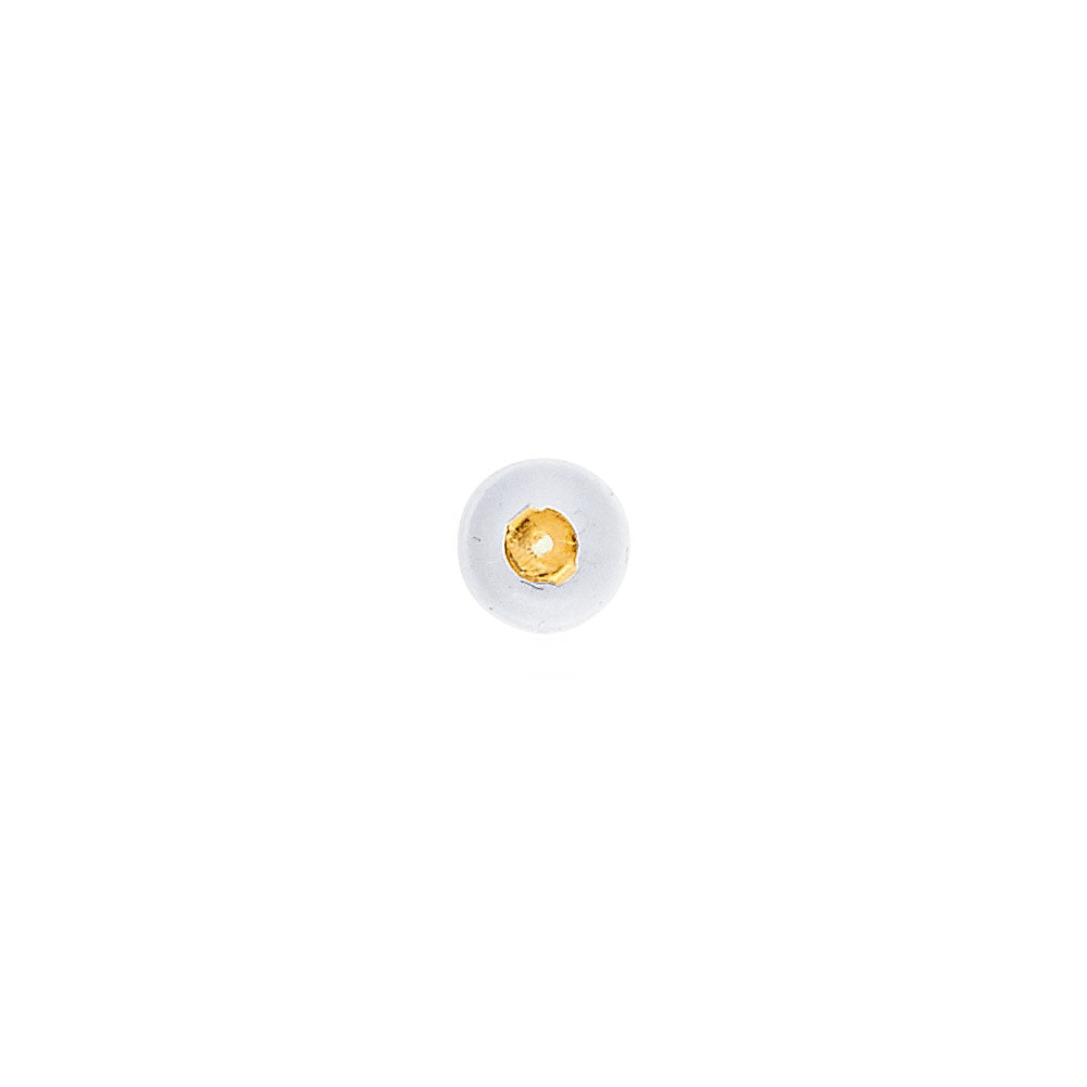 14K Yellow SILICON EAR BACK BY PIECE
