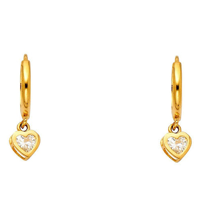 14K-Yellow-Gold-CZ-Hanging-Huggies-Earrings-38