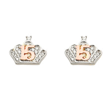Load image into Gallery viewer, 14k Tri Color Gold Assorted Earrings With Push Back