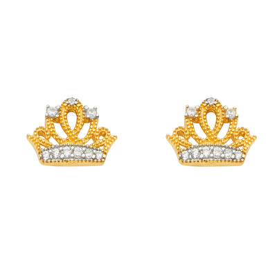 14k Yellow Gold Assorted Earrings With Push Back