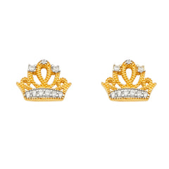 14k Yellow Gold Assorted Earrings With Push Back