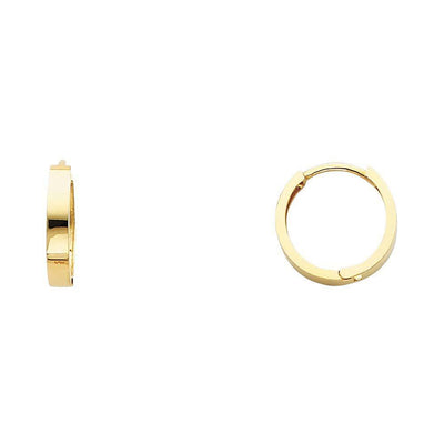 14K Yellow Gold 2.5mm Huggies Earrings
