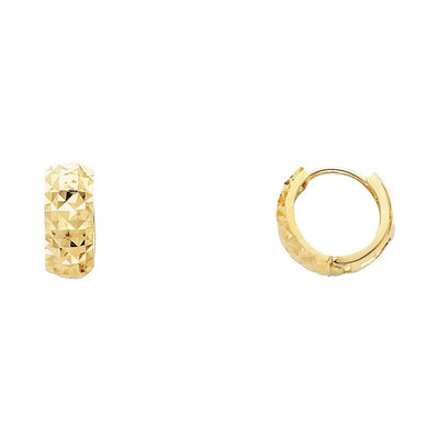 14K Yellow Gold 5mm Huggies Earrings