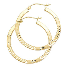Load image into Gallery viewer, 14k Yellow Gold 1.5mm Hoop Earrings